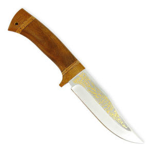 Нож туристический Домбай с позолотой (РОСоружие)
